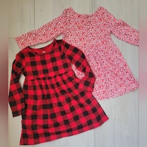 Dress Bundle Size 3T Red, black and White